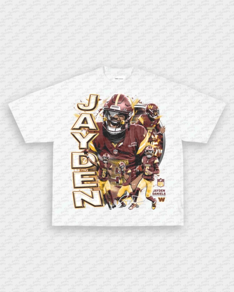 JAYDEN DANIELS V5 TEE - VIP - GAME CHANGERS - GAME CHANGERS GRAPHIC TEE