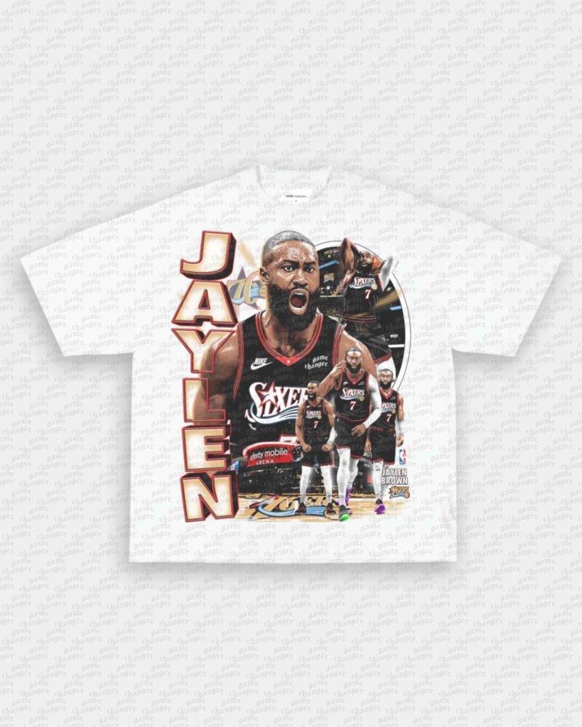 JAYLEN BROWN - 76ERS TEE - VIP - GAME CHANGERS - GAME CHANGERS GRAPHIC TEE