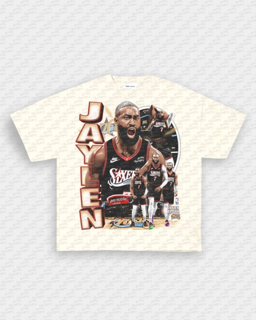 JAYLEN BROWN - 76ERS TEE - VIP - GAME CHANGERS - GAME CHANGERS GRAPHIC TEE