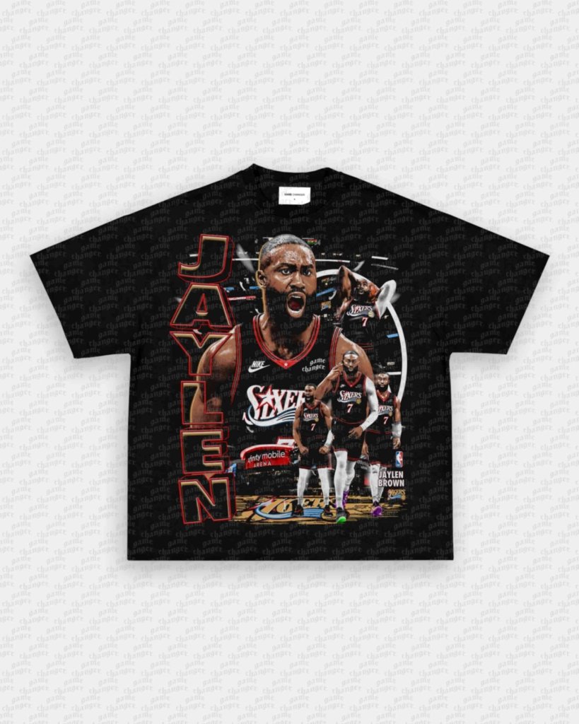 JAYLEN BROWN - 76ERS TEE - VIP - GAME CHANGERS - GAME CHANGERS GRAPHIC TEE