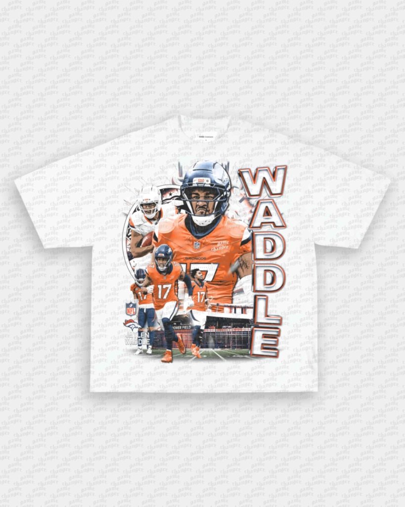 JAYLEN WADDLE - BRONCOS TEE - VIP - GAME CHANGERS - GAME CHANGERS GRAPHIC TEE
