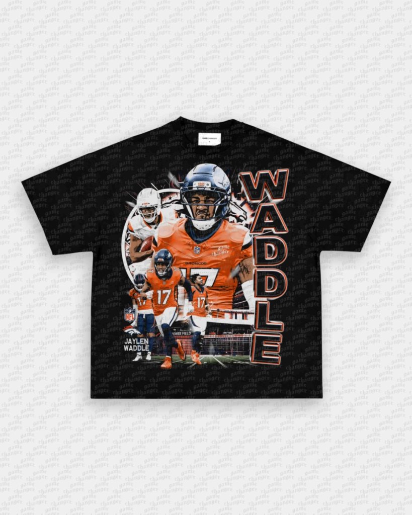 JAYLEN WADDLE - BRONCOS TEE - VIP - GAME CHANGERS - GAME CHANGERS GRAPHIC TEE
