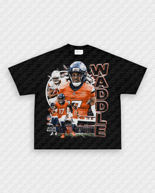 JAYLEN WADDLE - BRONCOS TEE - VIP - GAME CHANGERS - GAME CHANGERS GRAPHIC TEE
