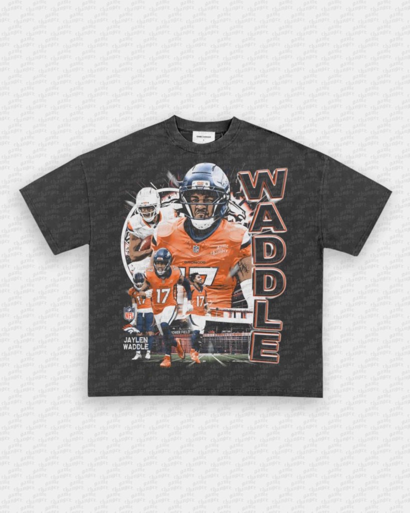 JAYLEN WADDLE - BRONCOS TEE - VIP - GAME CHANGERS - GAME CHANGERS GRAPHIC TEE