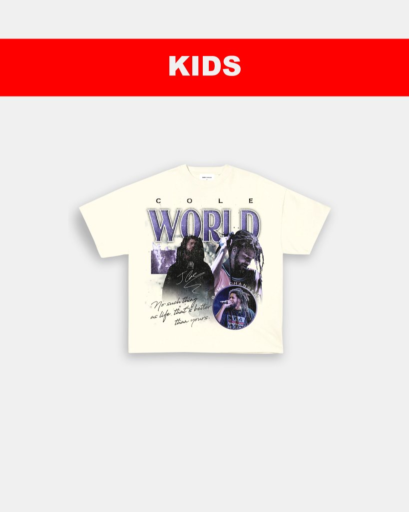 JCOLE TEE - KIDS TEE - VIP - GAME CHANGERS TEE