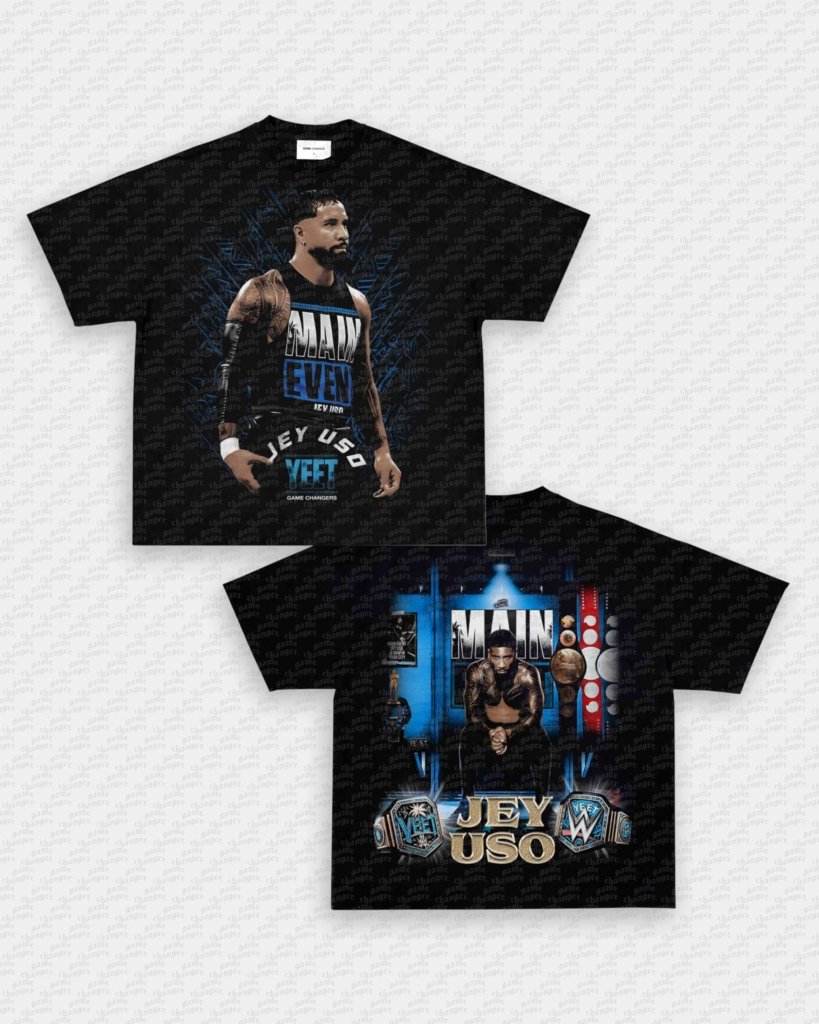 JEY USO TEE - [DS] - VIP - GAME CHANGERS - GAME CHANGERS GRAPHIC TEE
