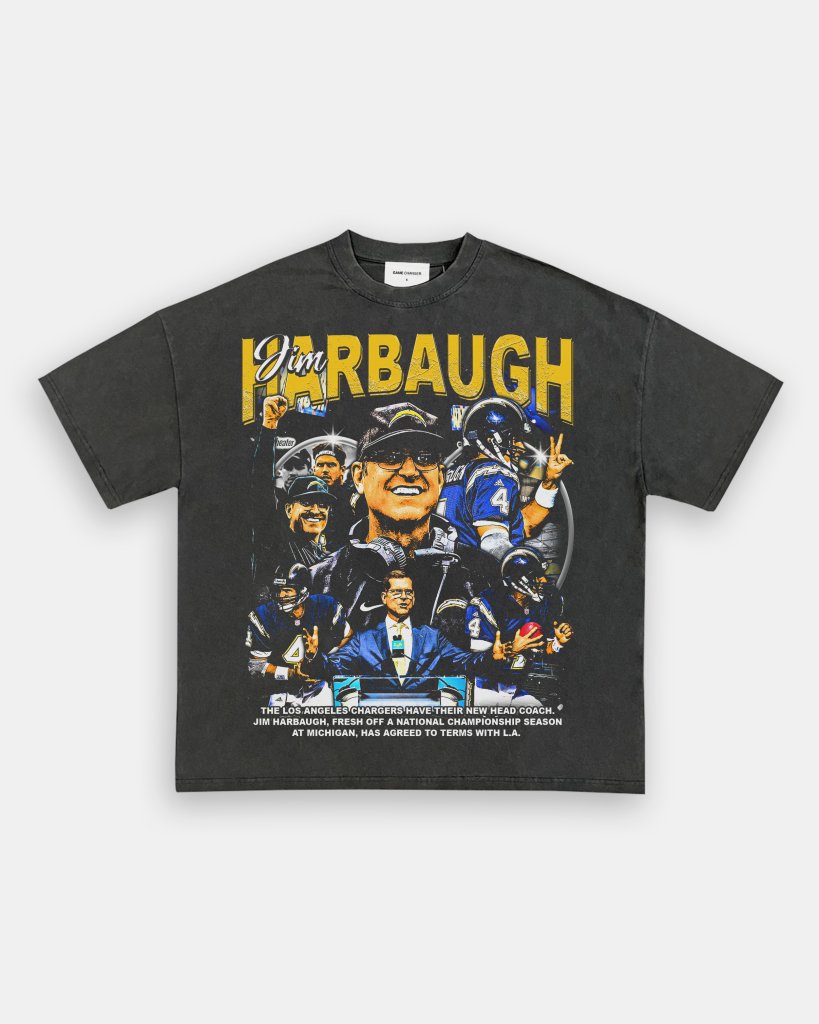 JIM HARBAUGH V2 TEE - VIP - GAME CHANGERS TEE