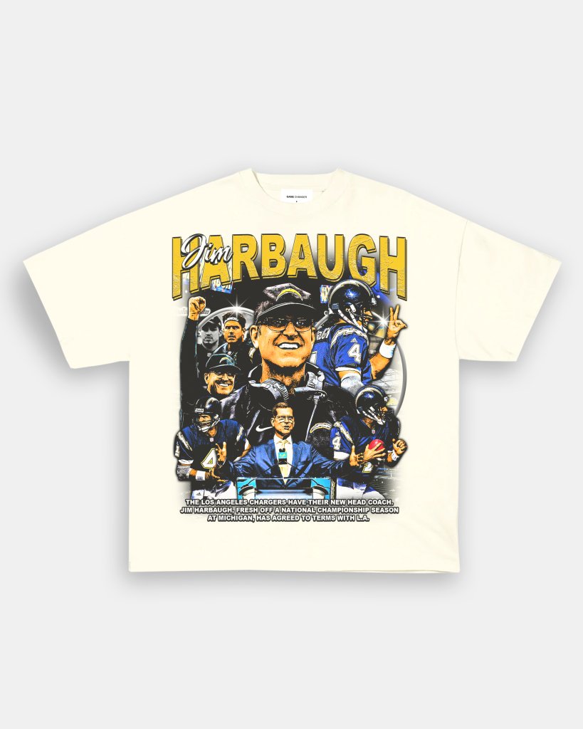 JIM HARBAUGH V2 TEE - VIP - GAME CHANGERS TEE