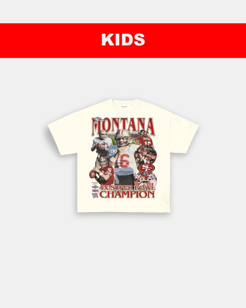 JOE MONTANA - KIDS TEE - VIP - GAME CHANGERS TEE