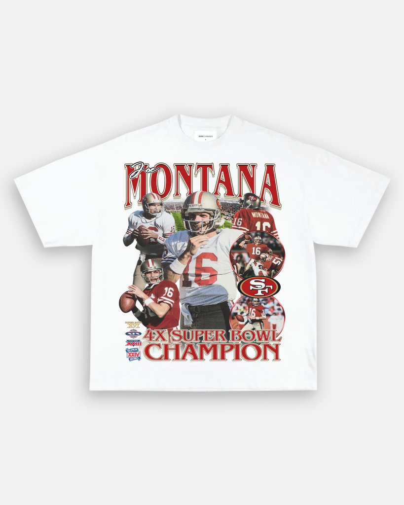 JOE MONTANA TEE - VIP - GAME CHANGERS TEE