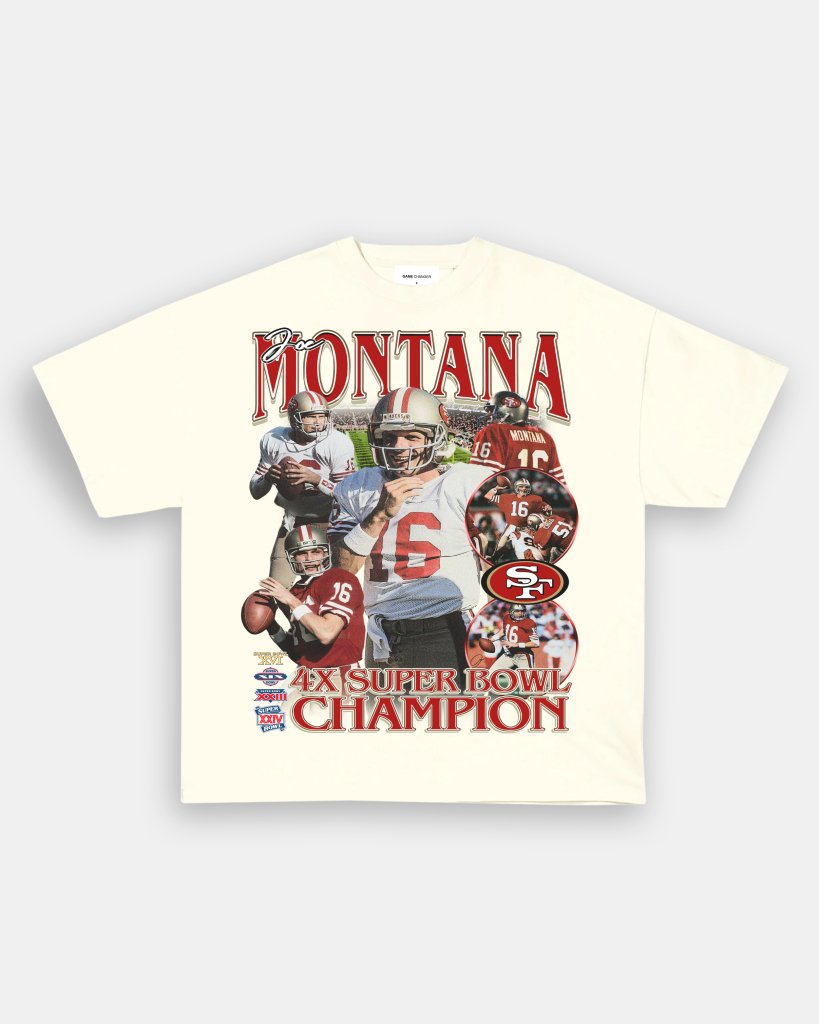 JOE MONTANA TEE - VIP - GAME CHANGERS TEE