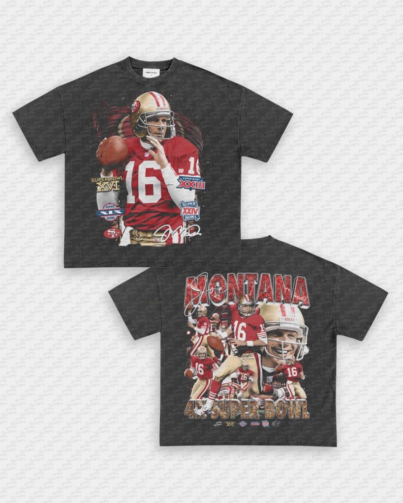 JOE MONTANA V2 TEE - [DS] - VIP - GAME CHANGERS - GAME CHANGERS GRAPHIC TEE