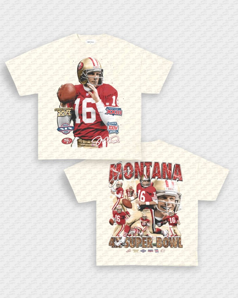 JOE MONTANA V2 TEE - [DS] - VIP - GAME CHANGERS - GAME CHANGERS GRAPHIC TEE