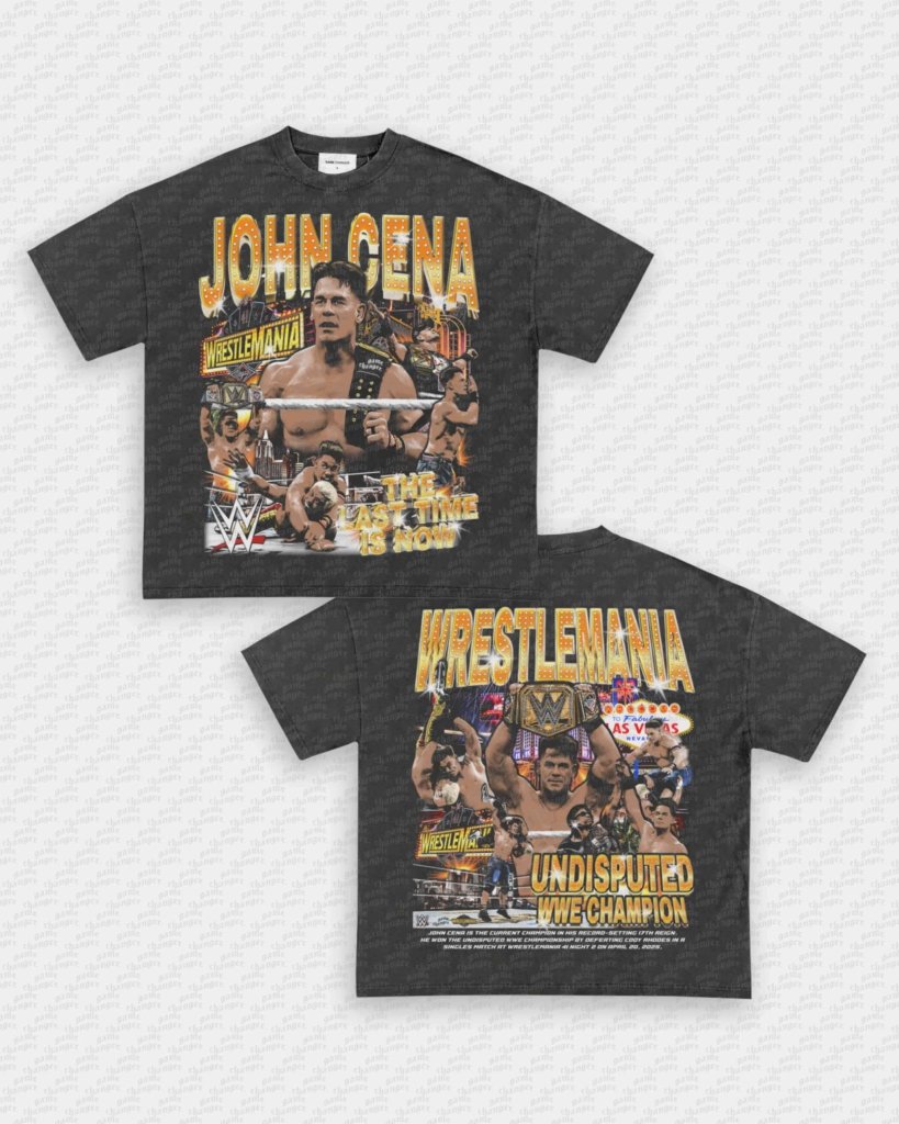 JOHN CENA WM41 TEE - [DS] - VIP - GAME CHANGERS - GAME CHANGERS GRAPHIC TEE