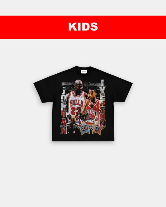 JORDAN VS IVERSON - KIDS TEE - VIP - GAME CHANGERS TEE