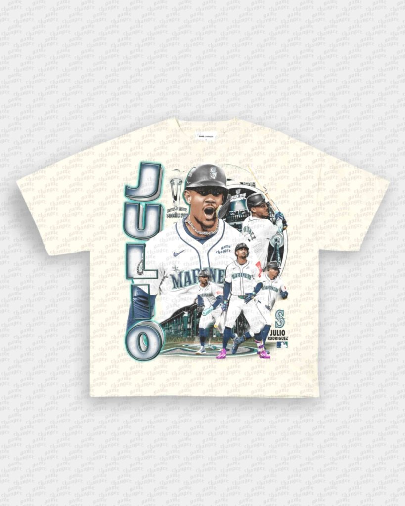 JULIO RODRIGUEZ V3 TEE - VIP - GAME CHANGERS - GAME CHANGERS GRAPHIC TEE
