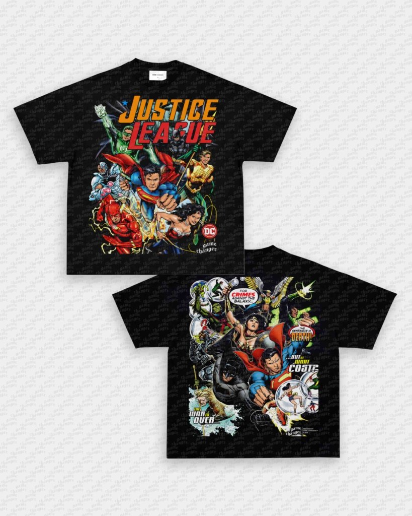 JUSTICE LEAGUE TEE - [DS] - VIP - GAME CHANGERS GRAPHIC TEE