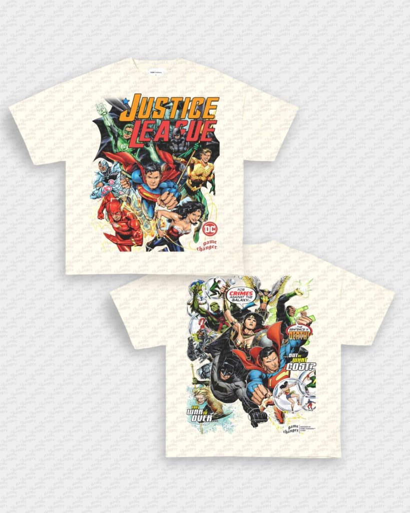 JUSTICE LEAGUE TEE - [DS] - VIP - GAME CHANGERS GRAPHIC TEE