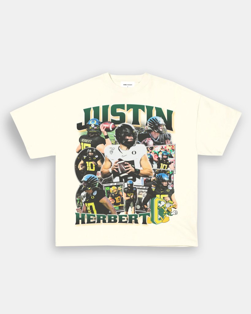 JUSTIN HERBERT - OREGON TEE - VIP - GAME CHANGERS TEE