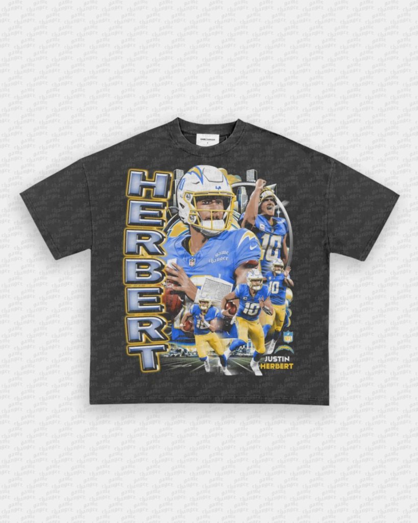 JUSTIN HERBERT V3 TEE - VIP - GAME CHANGERS - GAME CHANGERS GRAPHIC TEE