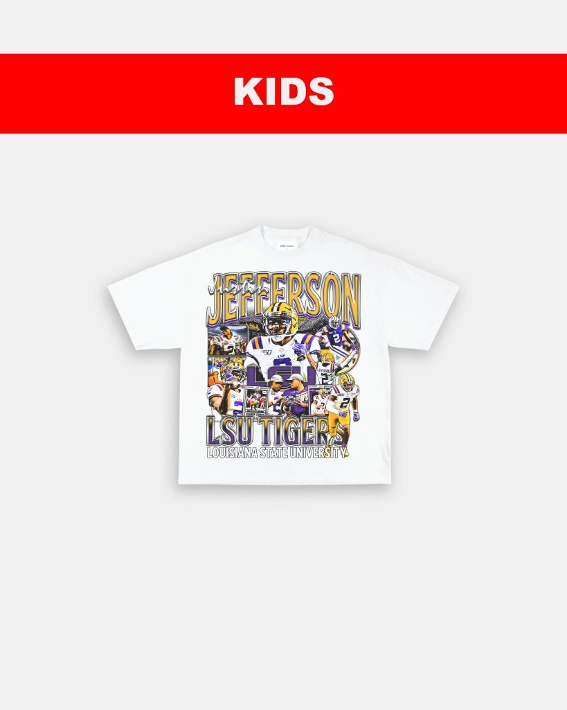 JUSTIN JEFFERSON - LSU - KIDS TEE - VIP - GAME CHANGERS TEE