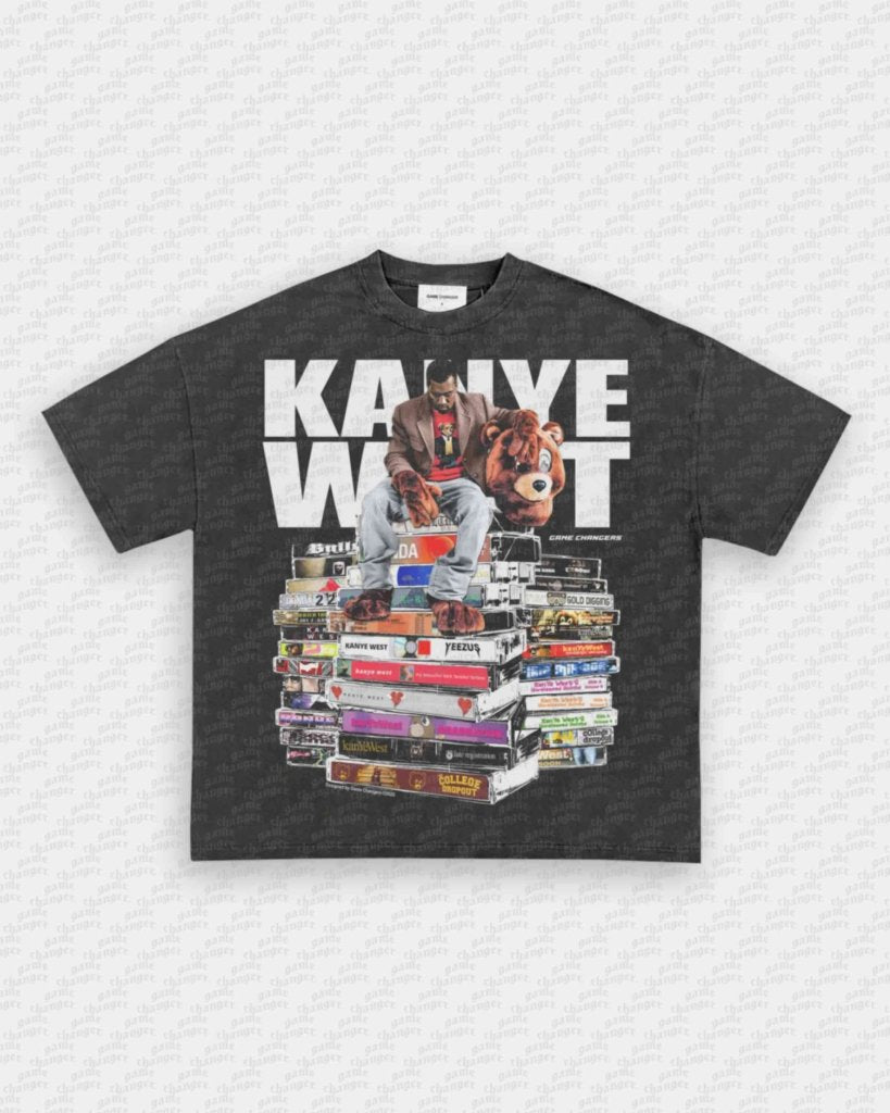 KANYE GREATEST HITS TEE - [DS] - VIP - GAME CHANGERS - GAME CHANGERS GRAPHIC TEE