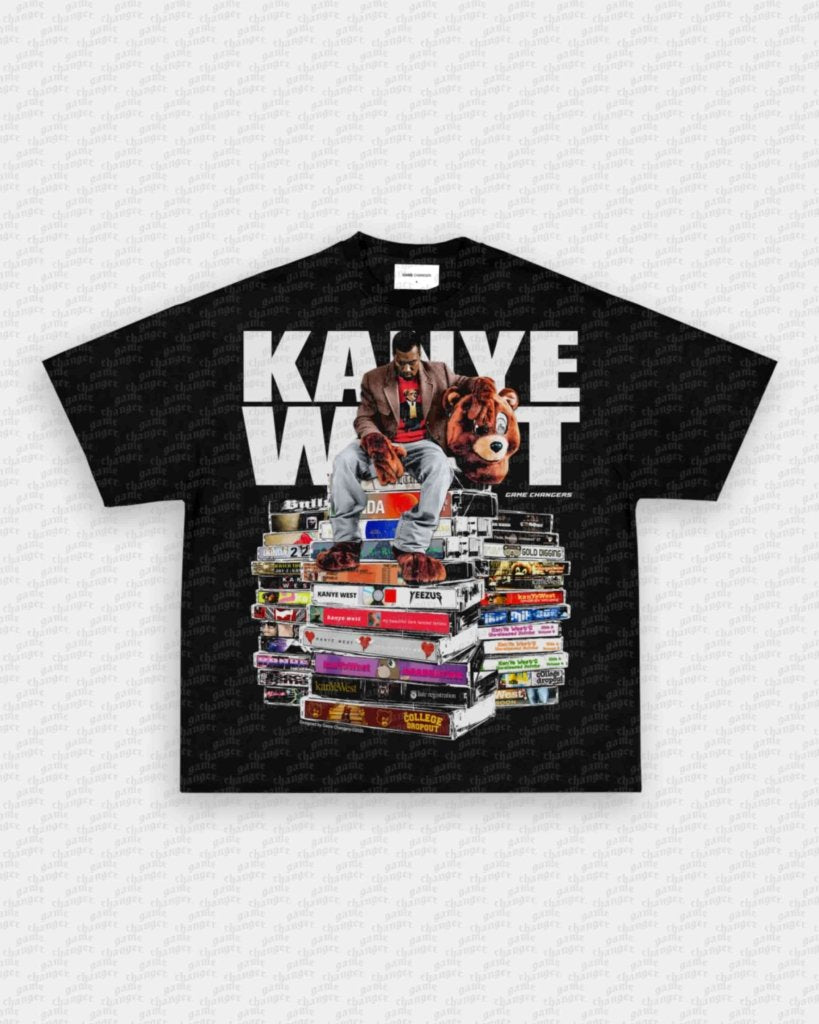 KANYE GREATEST HITS TEE - [DS] - VIP - GAME CHANGERS - GAME CHANGERS GRAPHIC TEE