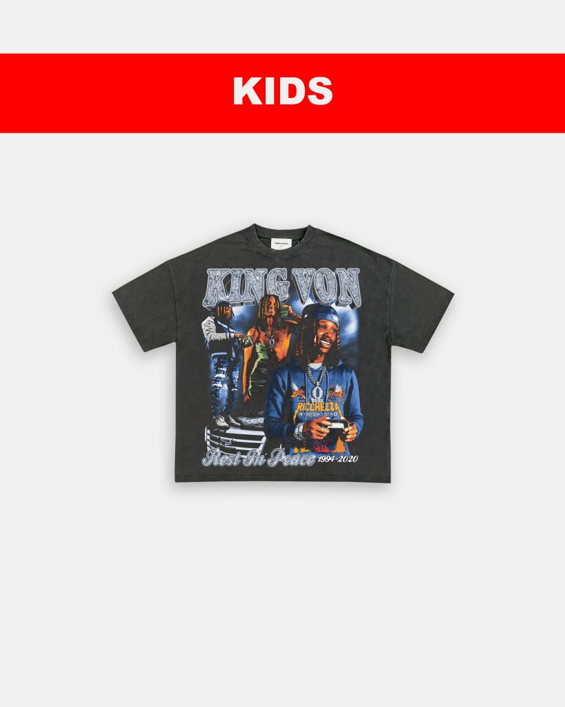 KING VON 2 - KIDS TEE - VIP - GAME CHANGERS TEE