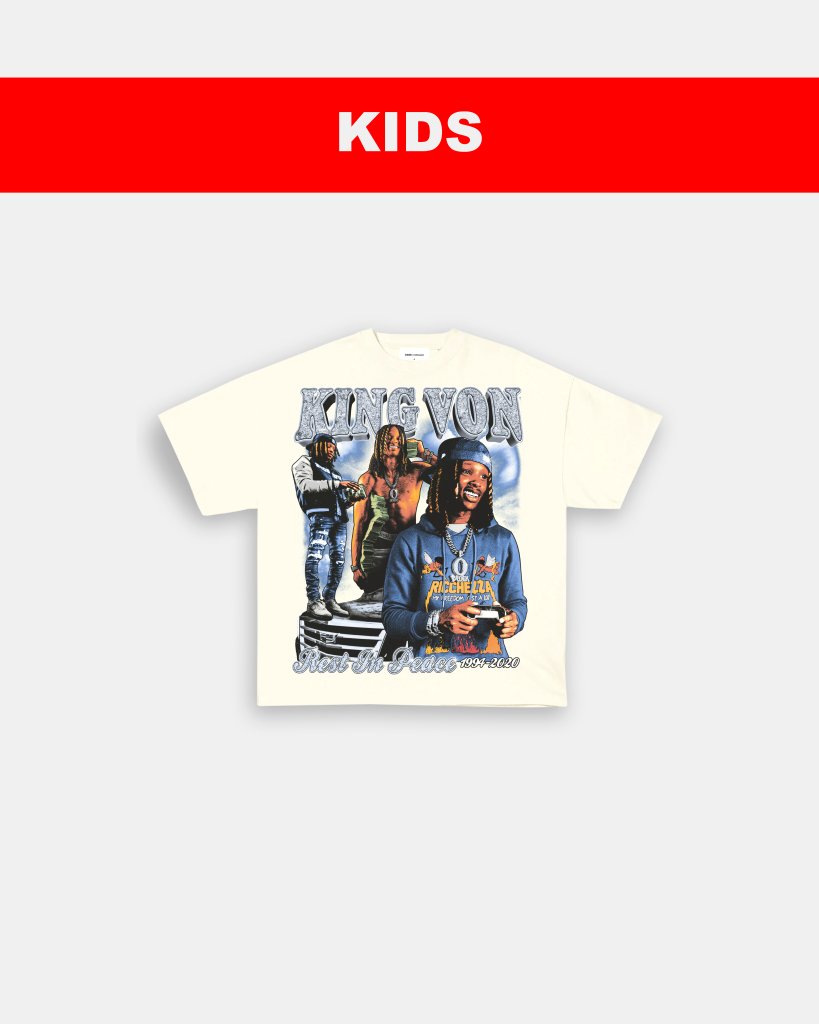 KING VON 2 - KIDS TEE - VIP - GAME CHANGERS TEE