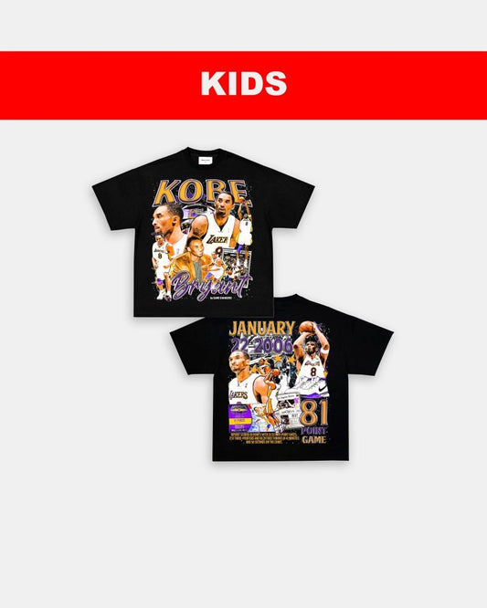 KOBE - 81 - POINT GAME DS - KIDS TEE - [DS] - VIP - GAME CHANGERS TEE