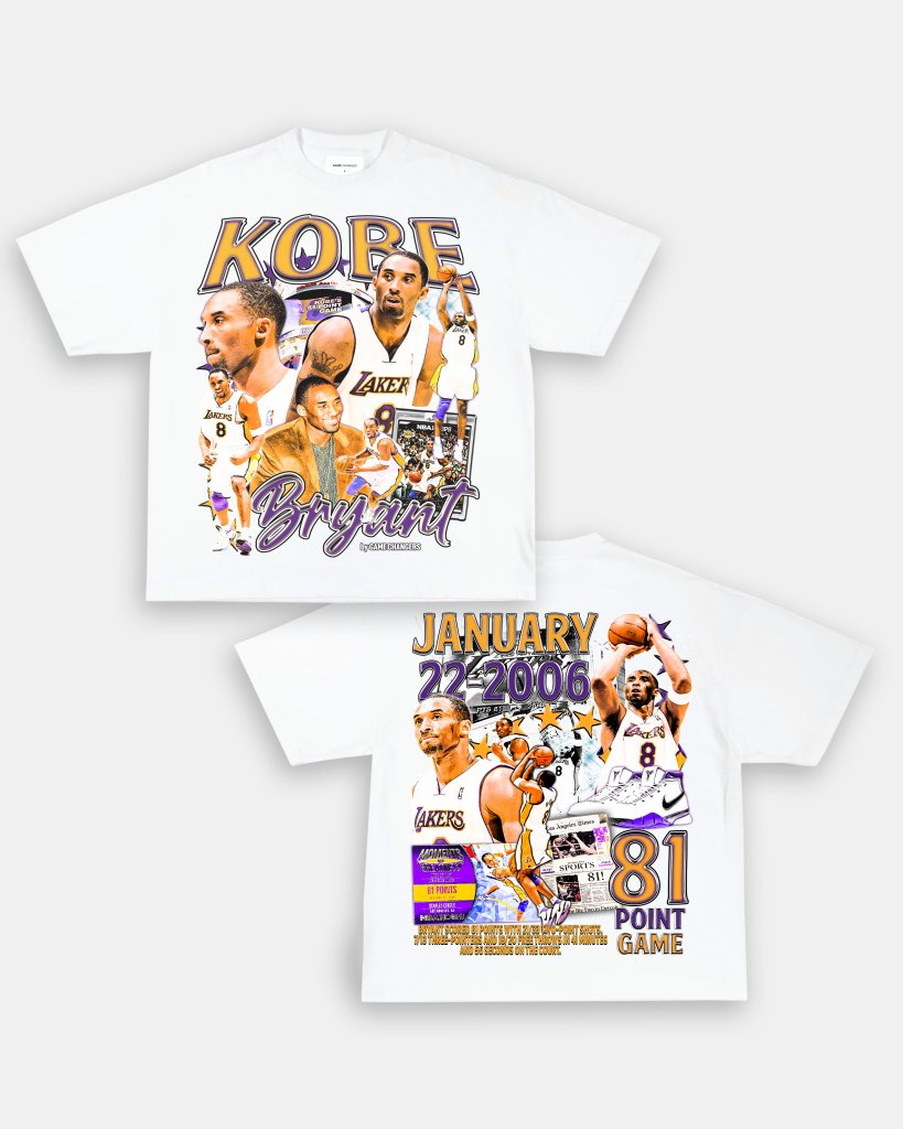 KOBE - 81 - POINT GAME TEE - [DS] - VIP - GAME CHANGERS TEE