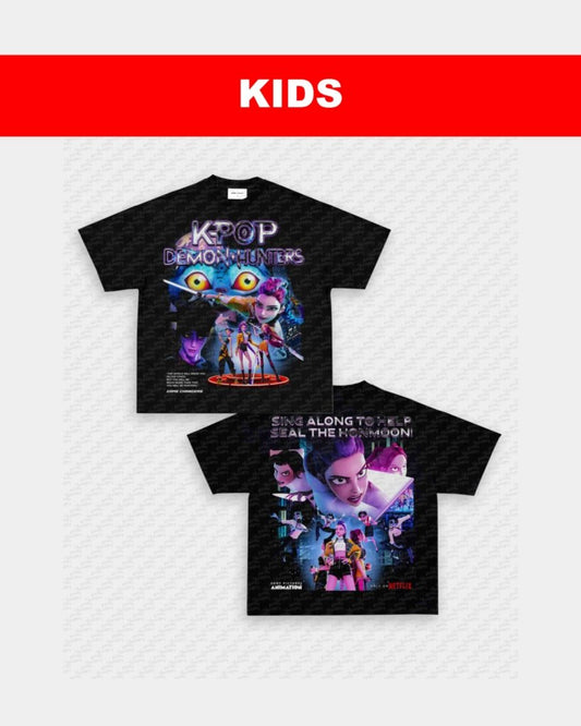 KPOP DEMON HUNTERS - KIDS TEE - [DS] - VIP - GAME CHANGERS - GAME CHANGERS GRAPHIC TEE