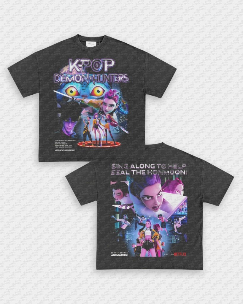 KPOP DEMON HUNTERS TEE - [DS] - VIP - GAME CHANGERS - GAME CHANGERS GRAPHIC TEE