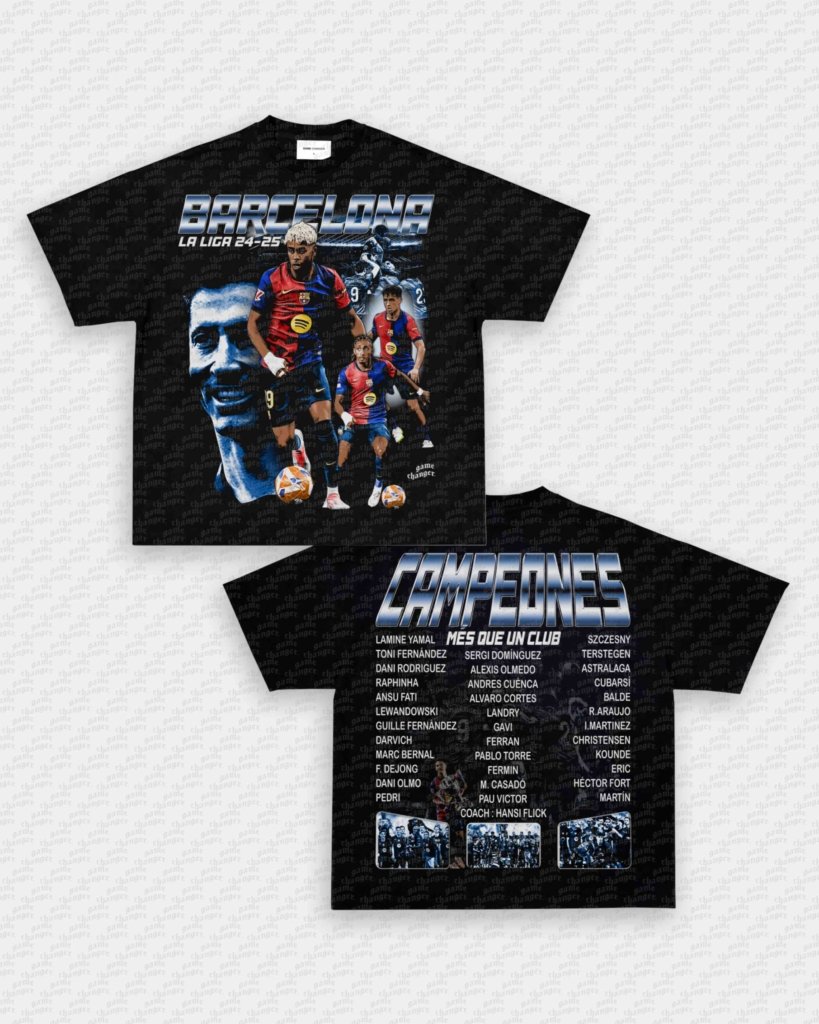 LA LIGA CAMPEONES 24 - 25 TEE - [DS] - VIP - GAME CHANGERS - GAME CHANGERS GRAPHIC TEE