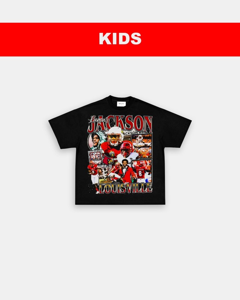 LAMAR JACKSON - LOUISVILLE - KIDS TEE - VIP - GAME CHANGERS TEE