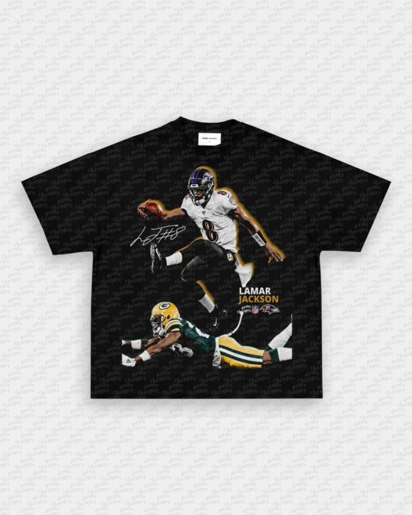 LAMAR JACKSON V2 TEE - VIP - GAME CHANGERS - GAME CHANGERS GRAPHIC TEE