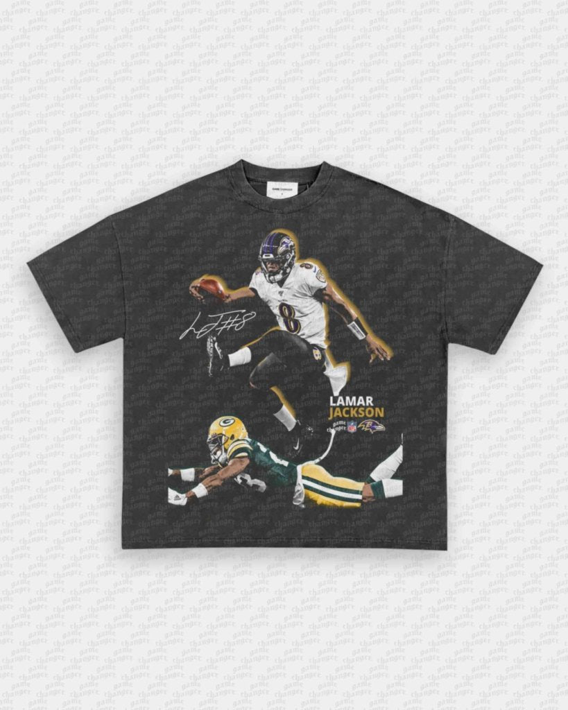 LAMAR JACKSON V2 TEE - VIP - GAME CHANGERS - GAME CHANGERS GRAPHIC TEE