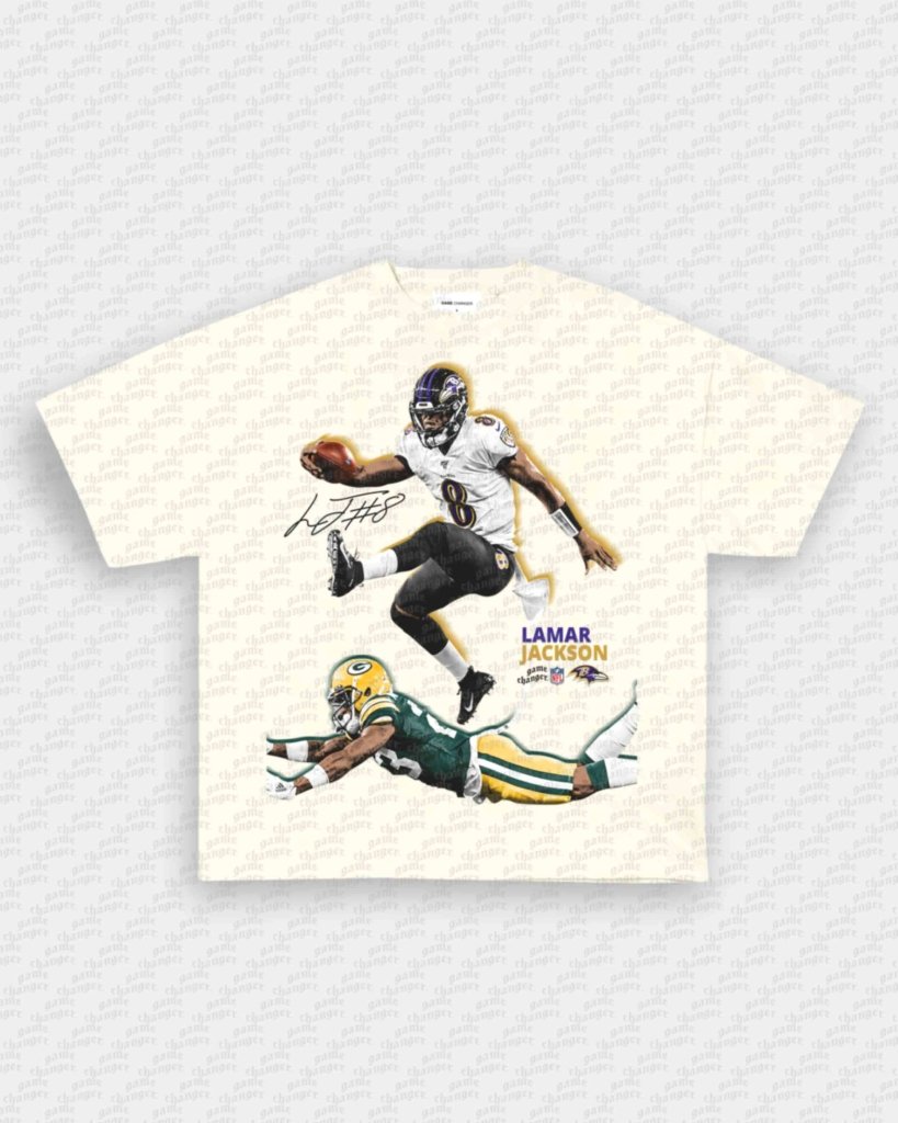 LAMAR JACKSON V2 TEE - VIP - GAME CHANGERS - GAME CHANGERS GRAPHIC TEE