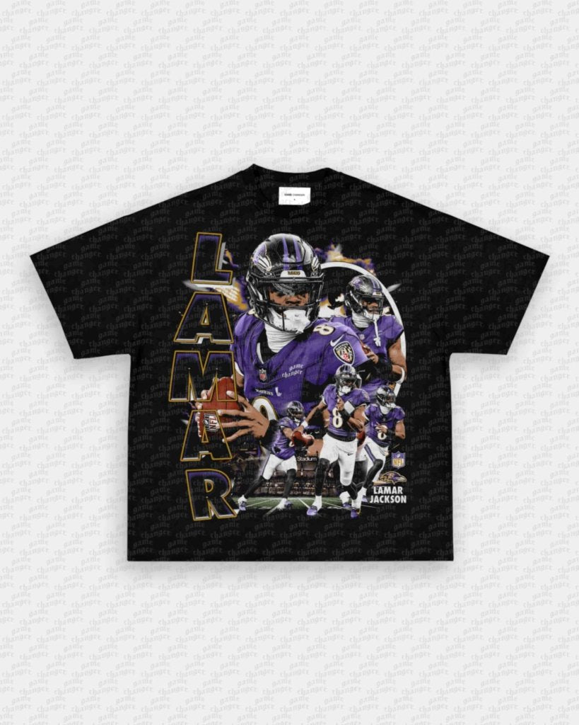 LAMAR JACKSON V4 TEE - VIP - GAME CHANGERS - GAME CHANGERS GRAPHIC TEE