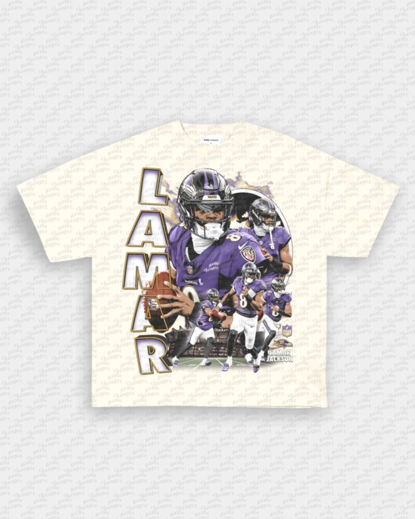 LAMAR JACKSON V4 TEE - VIP - GAME CHANGERS - GAME CHANGERS GRAPHIC TEE