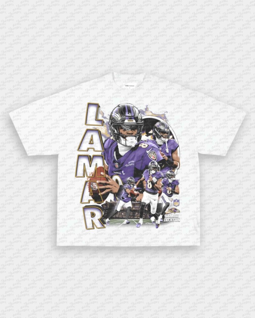 LAMAR JACKSON V4 TEE - VIP - GAME CHANGERS - GAME CHANGERS GRAPHIC TEE