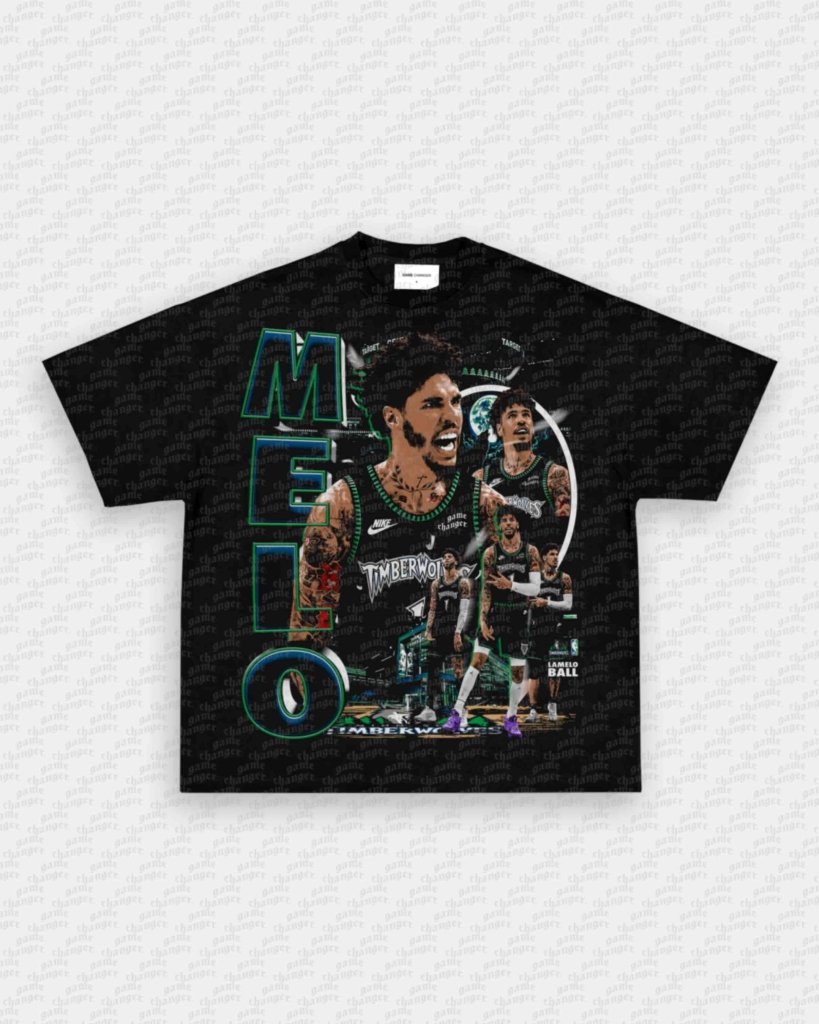LAMELO BALL - WOLVES TEE - VIP - GAME CHANGERS - GAME CHANGERS GRAPHIC TEE