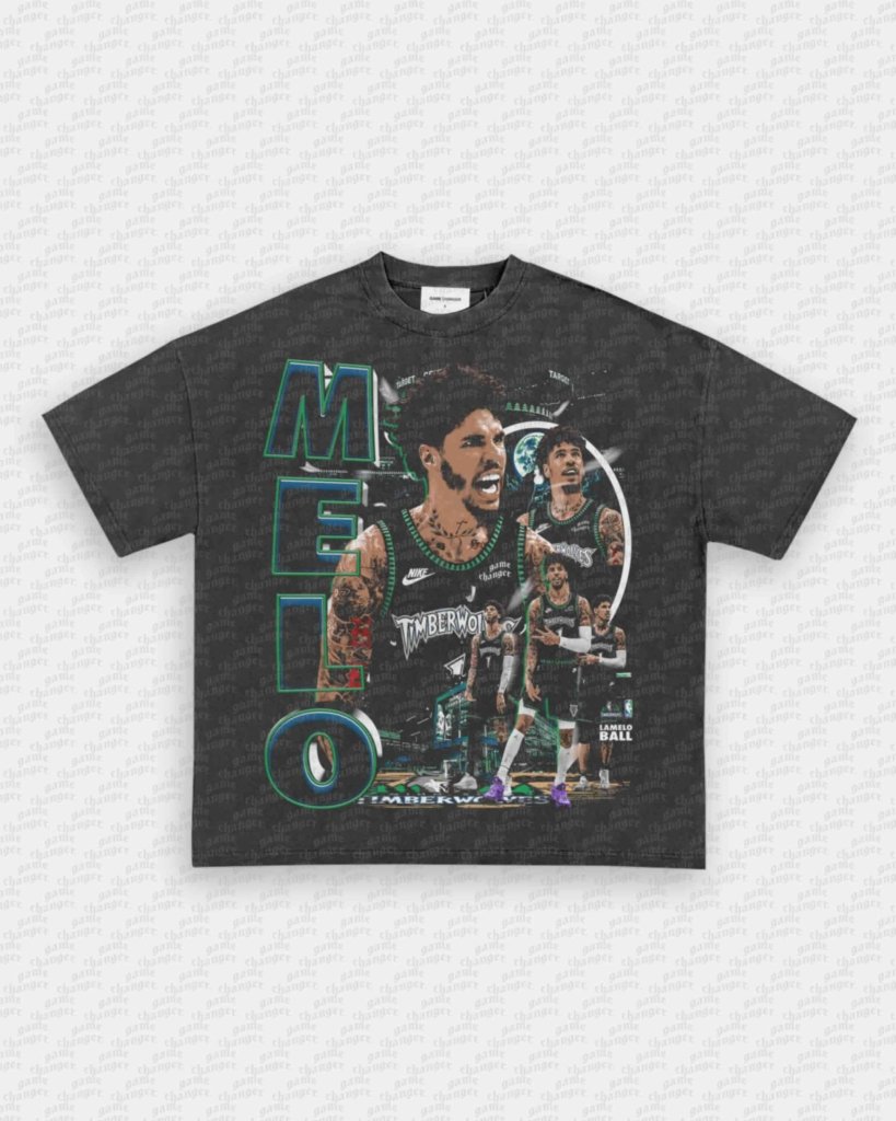 LAMELO BALL - WOLVES TEE - VIP - GAME CHANGERS - GAME CHANGERS GRAPHIC TEE