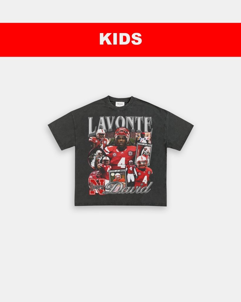 LAVONTE DAVID - NEBRASKA - KIDS TEE - VIP - GAME CHANGERS TEE