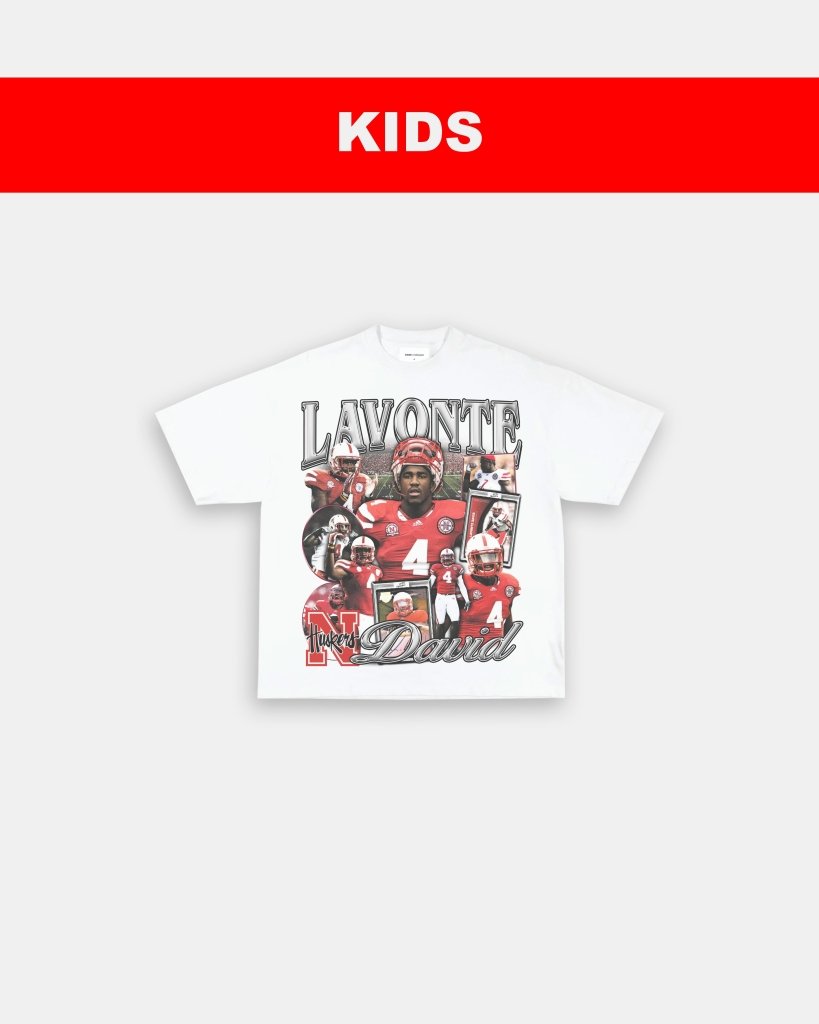 LAVONTE DAVID - NEBRASKA - KIDS TEE - VIP - GAME CHANGERS TEE