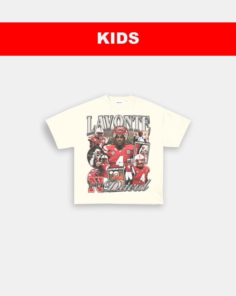 LAVONTE DAVID - NEBRASKA - KIDS TEE - VIP - GAME CHANGERS TEE