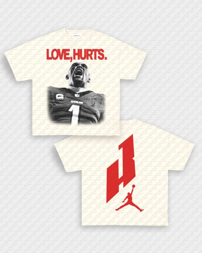 LOVE HURTS TEE - [DS] - VIP - GAME CHANGERS - GAME CHANGERS GRAPHIC TEE
