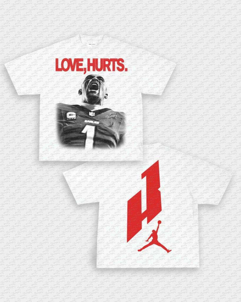 LOVE HURTS TEE - [DS] - VIP - GAME CHANGERS - GAME CHANGERS GRAPHIC TEE