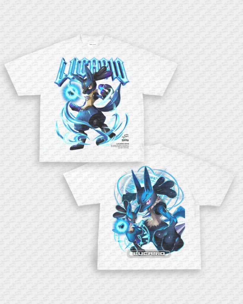 LUCARIO TEE - [DS] - VIP - GAME CHANGERS - GAME CHANGERS GRAPHIC TEE