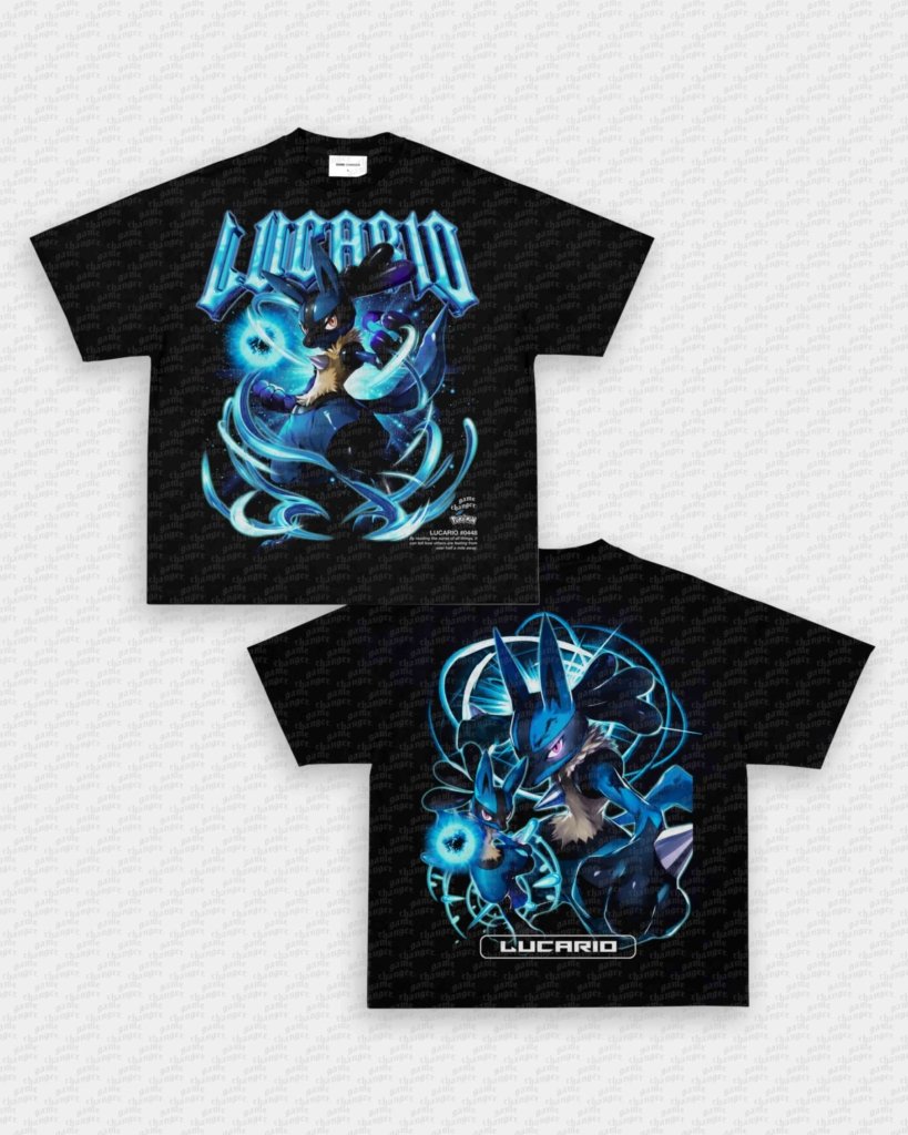 LUCARIO TEE - [DS] - VIP - GAME CHANGERS - GAME CHANGERS GRAPHIC TEE